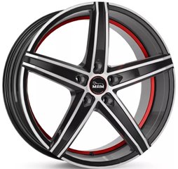 Felgi aluminiowe MAM MAM OX-18 Black Front Polish Red Inside