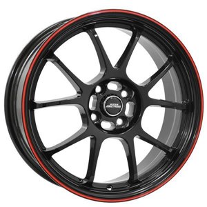 Felgi aluminiowe Inter Action Inter Action Phoenix Gloss Black Red
