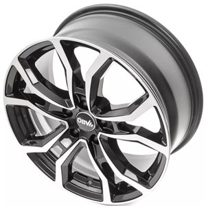 DBV Milano TV Schwarz Glanzend Front Poliert