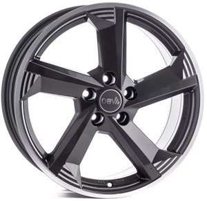 Felgi aluminiowe DBV DBV Torino III Anthrazit Glanzend Front Poliert