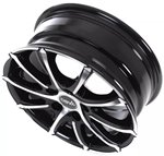 Felgi aluminiowe DBV DBV Tropez Schwarz Glanzend Front Poliert