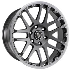 Felgi aluminiowe Etabeta Etabeta Combat CV Matt Anthracite Lip + Cap Polish