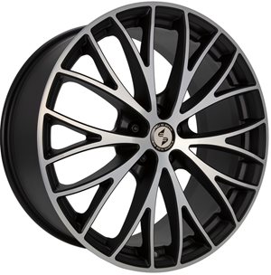 Felgi aluminiowe Etabeta Etabeta Piuma Black Matt Front Polish