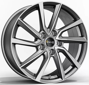 Avus Racing AC-518 Matt Anthracite Polished