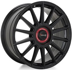 Felgi aluminiowe Avus Racing Avus Racing AC-M09 Black Cap Rosso