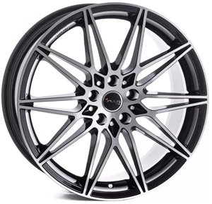 Felgi aluminiowe Avus Racing Avus Racing AC-MB5 Black Polished