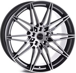 Felgi aluminiowe Avus Racing Avus Racing AC-MB6 Black Polished