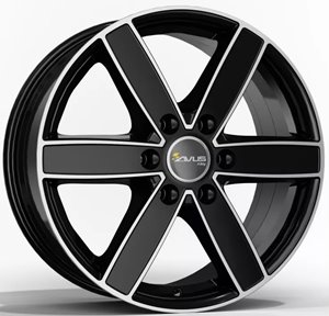 Felgi aluminiowe Avus Racing Avus Racing AC-V61 Black Polished