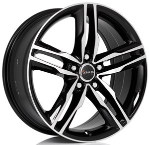 Avus Racing AF6 Black Polished