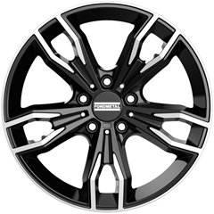 Felgi aluminiowe Fondmetal Fondmetal Inspired Alke Glossy Black Machined