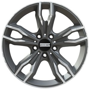 Fondmetal Inspired Alke Matt Titanium Machined