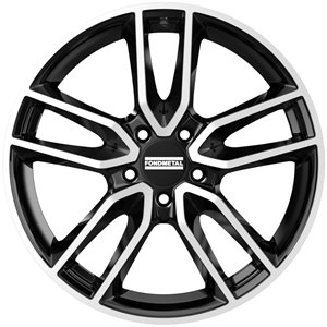 Felgi aluminiowe Fondmetal Fondmetal Inspired Koros Glossy Black Machined