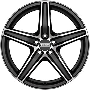Fondmetal Style In Motion 8100 Glossy Black Machined