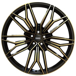 Fondmetal Super Tuning STC-23 Black Clearcoat Glossy Gold Machined