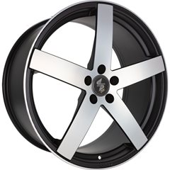 Felgi aluminiowe Etabeta Etabeta Uros-K Black Matt Full Polish