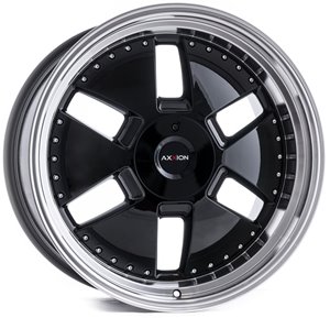 Axxion Y1 SW+ML+ Schwarz Glänzend Hochglanzpoliert Felgenbett