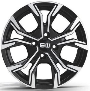 Elite Wheels EJ12 Vigor Black Polished
