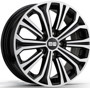 Elite Wheels EJ13 Torrent Crystal Silver