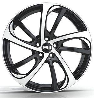 Elite Wheels EW03 Storm Black Polished