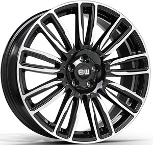 Elite Wheels EW06 Mirage Black Polished