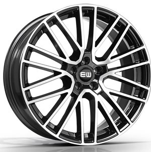 Felgi aluminiowe Elite Wheels Elite Wheels EW08 Titanium Black Polished