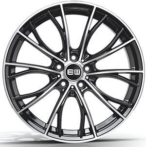 Felgi aluminiowe Elite Wheels Elite Wheels EW10 Light Black Polished