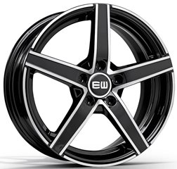Felgi aluminiowe Elite Wheels Elite Wheels EW12 Jazzy Black Polished