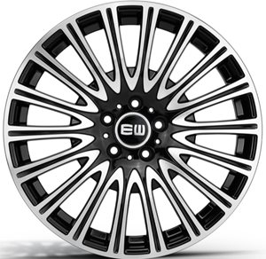Elite Wheels EW13 Turbine Black Polished