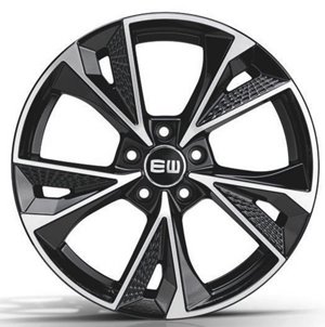 Elite Wheels EW15 Luster Black Polished
