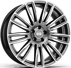Felgi aluminiowe Elite Wheels Elite Wheels EW06 Mirage Palladium Matt Polished