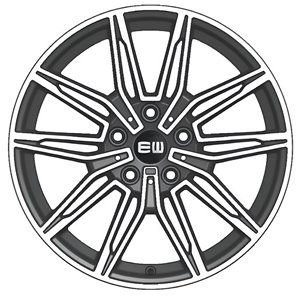 Elite Wheels EW17 Assos Black Polished