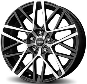 Momo Wheels Avenger Matt Black Polish