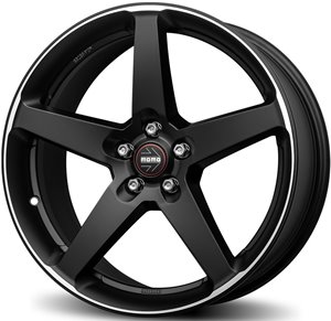 Momo Wheels Five Matt Black Polish