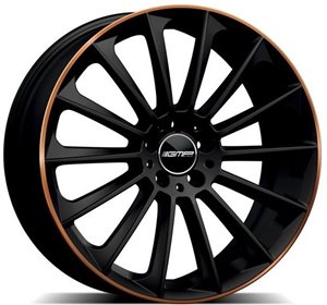 GMP Italia Stellar Power Touch Matt Black Metallic Orange Lip