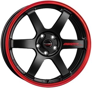 Borbet Borbet DB8GT2 Black Matt Rim Red