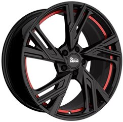 Felgi aluminiowe MAM MAM RS5 Black Painted Red Inside