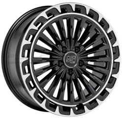 Felgi aluminiowe MSW MSW 32 Gloss Black Diamond Lip