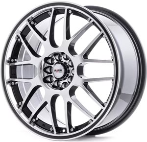 Platin P 61 Black Polished Black Rim