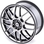Platin P 61 Black Polished Black Rim