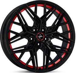 Felgi aluminiowe Keskin Keskin KT25 Black Painted Red Inside