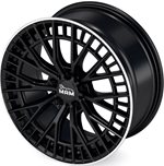 Felgi aluminiowe MAM MAM GT2 Matt Black Lip Polish