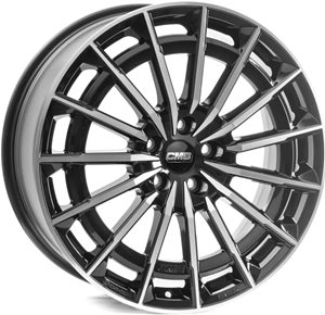 Felgi aluminiowe CMS CMS C38 Diamond Black Gloss