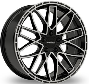 Felgi aluminiowe Super Metal Super Metal Vane Gloss Black Polished