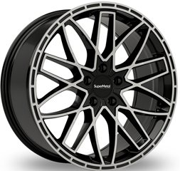 Felgi aluminiowe Super Metal Super Metal Vane Gloss Black Polished