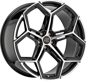 Felgi aluminiowe MSW MSW 53 Gloss Black Full Polished