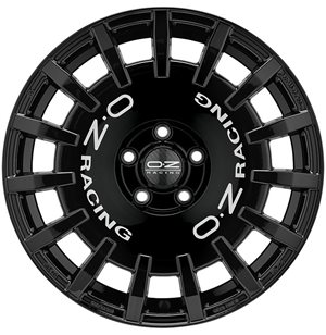OZ Rally Legend Gloss Black+Dark Lettering