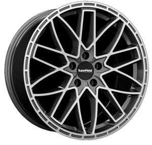 Felgi aluminiowe Super Metal Super Metal Vane Gloss Gray Polished
