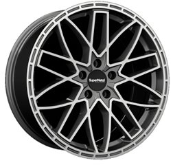 Felgi aluminiowe Super Metal Super Metal Vane Gloss Gray Polished