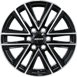 Felgi aluminiowe Monaco Wheels Monaco Wheels VT1 Gloss Black Polished