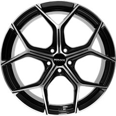 Felgi aluminiowe Monaco Wheels Monaco Wheels GP15-FF Gloss Black Polished